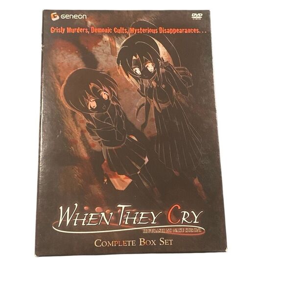 Higurashi When They Cry Complete Series (DVD, 2009) Geneon Anime Thinpak Box Set - Picture 1 of 8